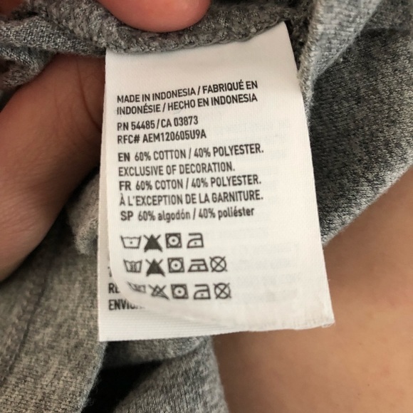 American Eagle men’s/unisex heather gray T-shirt size small - Picture 5 of 6